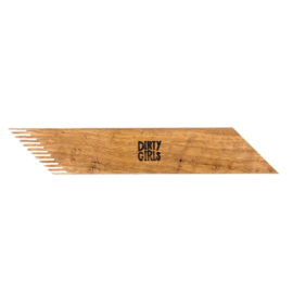 Angled 8-inch Comb Clay Tool